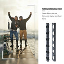 Vertical 6-rod Fish Rod Storage Holder Rack Fishing Stick Wall Mounted Display