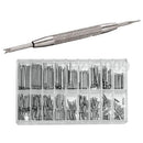 360X 8-25mm Watch Band Spring Bars Metal Strap Link Pins+Remover Repair Tool M&O