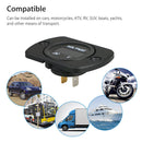 Durable Car Motorcycle Led Battery Gauge Digital Voltmeter Easy To Use 12-24V