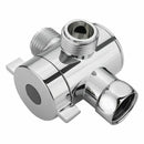 1/2 inch 3 Way T-adapter Toilet Bidet Bath Shower Head Arm Mounted Diverter E4C8