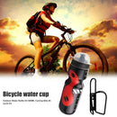 650mL Bicycle Water Bottle Outdoor Sports Riding Cycling Kettle Holder Kit