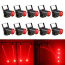 3W LED RED Beam Spotlight Party DJ Bar Stage Lighting Pinspot Ligh eu plug