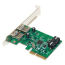 Superspeed 10Gbps 2ports USB 3.1 Type-A to PCI-e 4x Controller Card Express