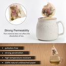 300pcs Tea Bag Filter Paper Strong Penetration Drawstring Kitchen Disposable
