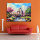 DIY 5D Rainbow Castle Diamond Painting Craft Cross Stitch Embroidery Home D
