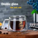 Mug Double Glasses Drink Resistant Coffee Latte Hot Cold Cup Glass Tea Heat Wall