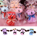 Dog Cake Shape Square Towel Cotton Washcloth Wedding Birthday Gifts Present 3CAU