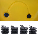 4Pcs Black Rubber Universal Kayak Scupper Plugs Drain Holes Stopper Bung  OZ