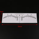 10x Tattoo Accesories Disposable Microblading Makeup Brow Eyebrow Guide Ruler  Z