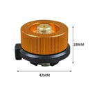 Convenient Outdoor Camping Gas Stove Conversion Head Metal Adapter Gas X2H7