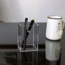 Acrylic Pen Holder 2 Pack,Clear Desktop Pencil Cup Stationery Organizer for R5X1