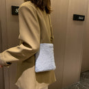 Retro Plush Shoulder Messenger Bag Women Money Purse Mini Clutch (Style 1)