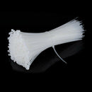 250 pcs 4*300mm 2.7mm Nylon Plastic Zip Trim Wrap Cable Loop Ties Wire Self Lock