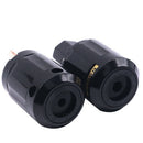P-029 + C-029 BLACK Copper / DIY Audio / Power cord / US connector 1Pair OZ