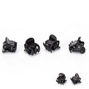 Fashion Women Girls 12pcs Black Plastic Mini Hairpin 6 Claws Hair Clip Clamp B3C