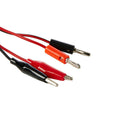 New 3FT Alligator Probe Test Lead Clip to Banana Plug Probe Cable for Multimeter