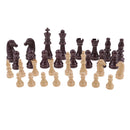 32pcs Replacement Durable Plastic International Chess Pieces Complete Kit