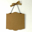 New Age Scare Halloween Party Trick or Treat Hanging Sign Decoration, Board