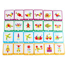 Wooden Pattern Blocks -155Wood Pieces Multicolored Tangrams for Kids Ages 3 and