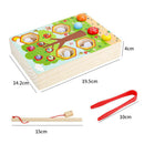 Fishing Clip Bee Catching Insect Game Hand-Eye Coordination Eucational Toys