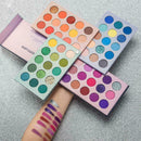 60 Color Glitter Eyeshadow Eye Shadow Palette Makeup Matte Gift Shimmer Q9Z1