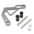 Gray Motorcycle Front Brake Caliper Guard Cover Protector, CNC Aluminum, with