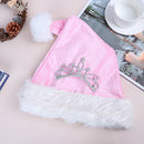 Pink Crown Christmas Hats Children's Day Santa Costume Hair Accessories OZ