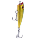 60mm 7g Fishing Topwater Floating Popper Hard Lure Bait Hooks Crank Baits Tackle