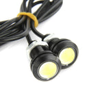 2Pcs 3W Eagle Eye LED Daytime Running Light Head Round Lamp DRL Car Auto Lamps