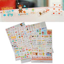 Cute 6 Sheets DIY Word Expression Diary Album Stickers Calendar Card-crapbooking