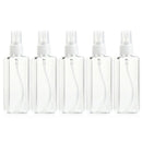 5pcs 100ml Portable Transparent Plastic Empty Spray Bottles Refillable Bottles