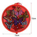 Butterfly 5D Diamond Painting Full Drill LED Light For Home Decor Gift w/ Tassel