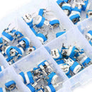 100pcs/Box Variable Resistors Potentiometer Assortment Box Kit 500ohm + S9Y X9J9