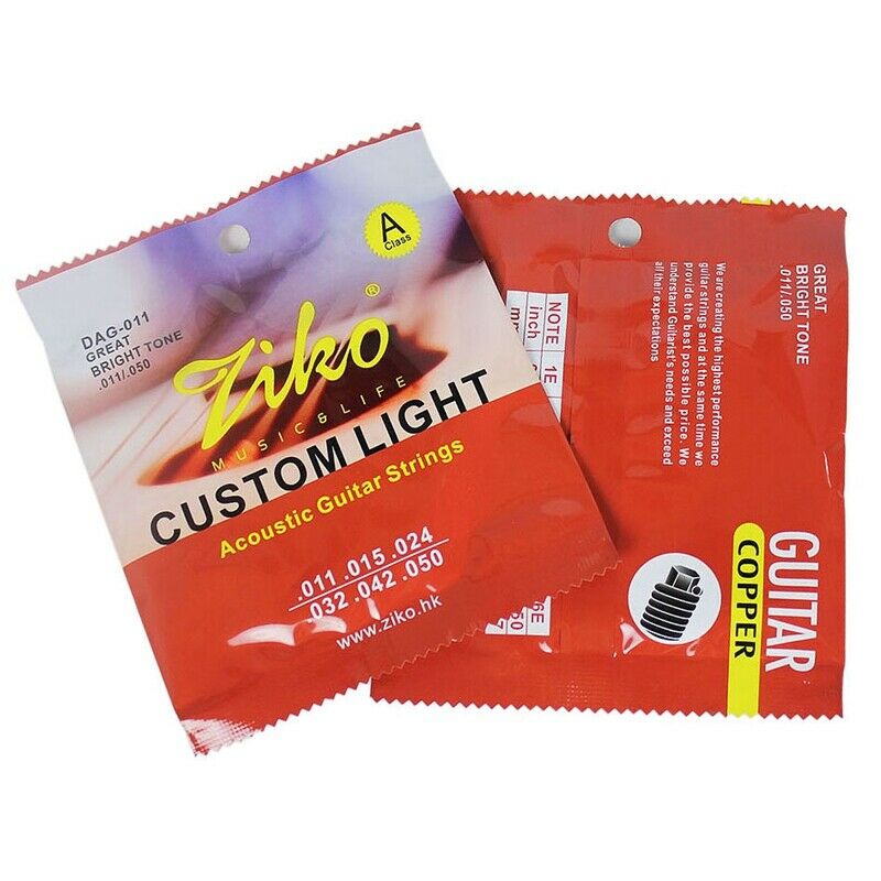 6 Strings/Set Ziko Dag Acoustic Guitar Strings Musical Instruments Acoustic