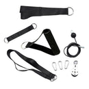 Fitness Pulley Cable System DIY Weights Loading Strap Lifting Triceps Rope Gym
