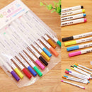 12 colors erasable, easily erase whiteboard pen drawing board pen W0L6