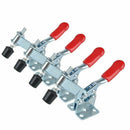 4Pcs Hand Tool Toggle Clamp 201B Antislip Red Horizontal Clamp 201-B Quick  C1B1