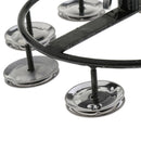 4 Pairs Hi Hat Tambourine Jingle Ring Hand Percussion Instrument