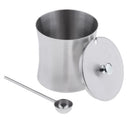Stainless Steel Spice Dispenser W/ Scoop Condiment Sugar Storage Container