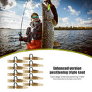 10pcs Enhanced Safety Lead Clips with Tail Hair Rigs Carp Fishing Tackle
