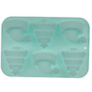 6 Christmas Tree Hat Shape Soap Mould DIY Cake Decorating Chocolate Mou,XJCmd3C