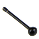 60PCS/Set Black Stainless Steel Nose Ring Body Piercing Bone Stud Jewelry Wom ES