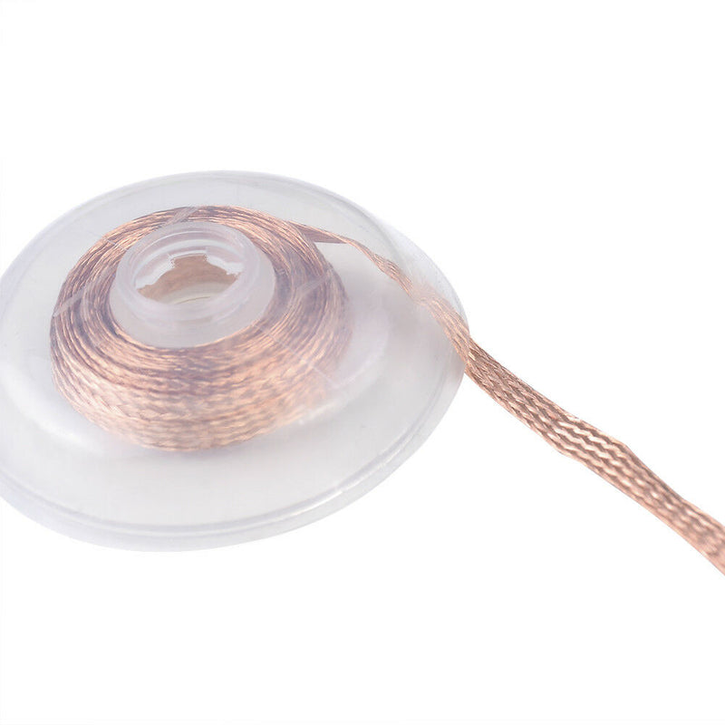 3.5mm Desoldering Braid Solder Remover Wick Copper Spool Wire 1.5M Useful-Tools