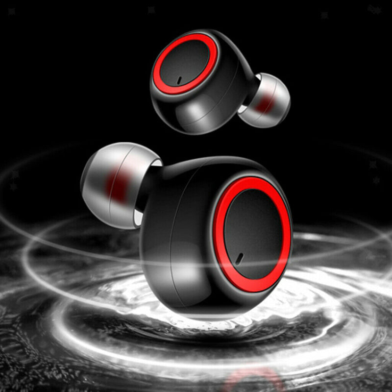 D002 True Wireless Earbuds Bluetooth Headphones Touch Control with Charging Case