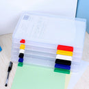 A4 file storage box transparent box office supplies durable desk storage box