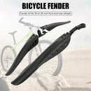 2pcs Bicycle Splash Fender Guard Plastic Cycling Bike Rear Front Mudguard