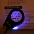 20X 21Mm Led Loupe Jeweler Magnifier Foldaway, Achromatic Triplet Lens With