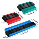 3 Pieces Contour Gauge Plastic Profile Gauge Multifunctional Shape Duplicat