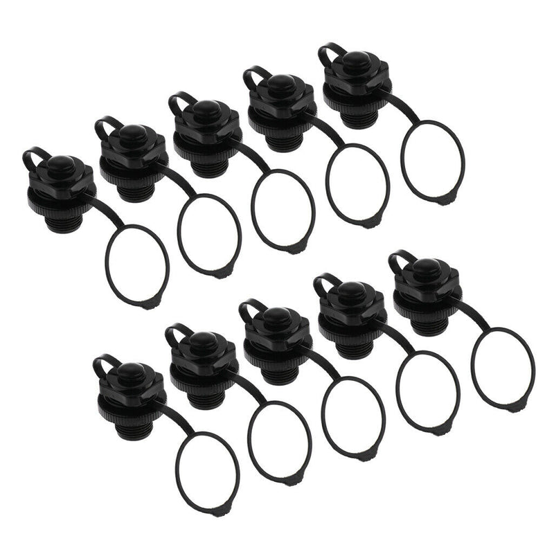 10x Inflatable Air Valve Cap Water Sport Dinghy Kayak Pool Raft Spare Parts
