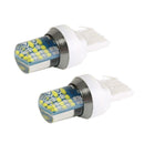 2x T20 3157 7443 Strobe Flash 24SMD LED Bulbs for Car Brake Turn Signal Light